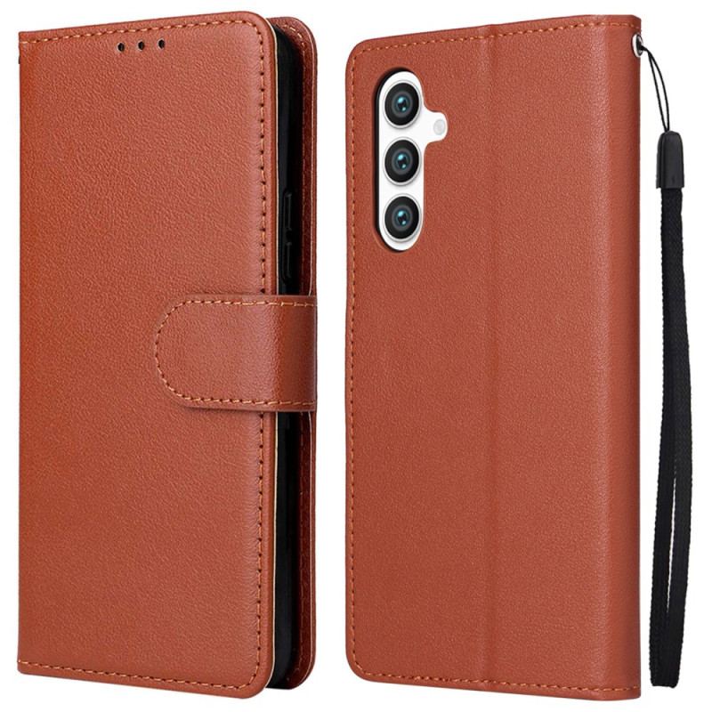 Etui Folio Samsung Galaxy S24 5g Klasyczny Z Lnière Etui Ochronne
