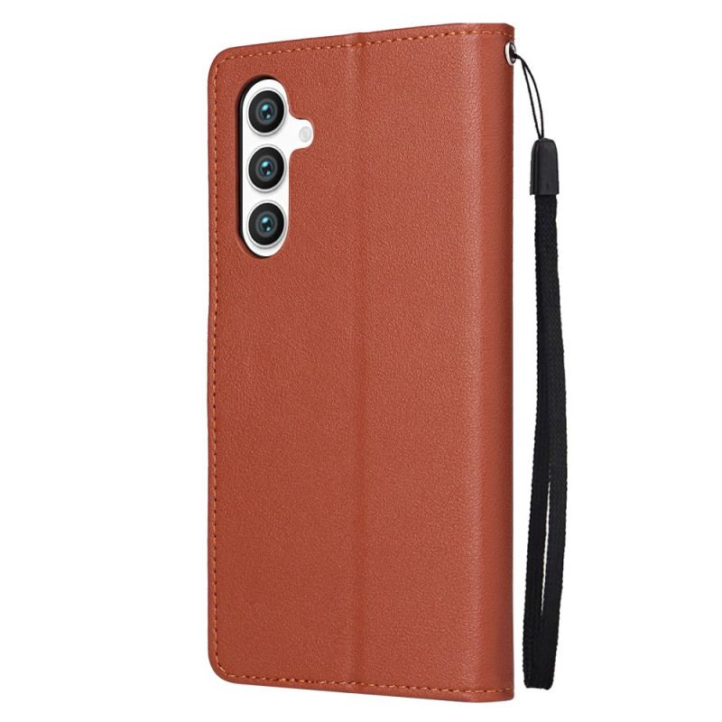 Etui Folio Samsung Galaxy S24 5g Klasyczny Z Lnière Etui Ochronne