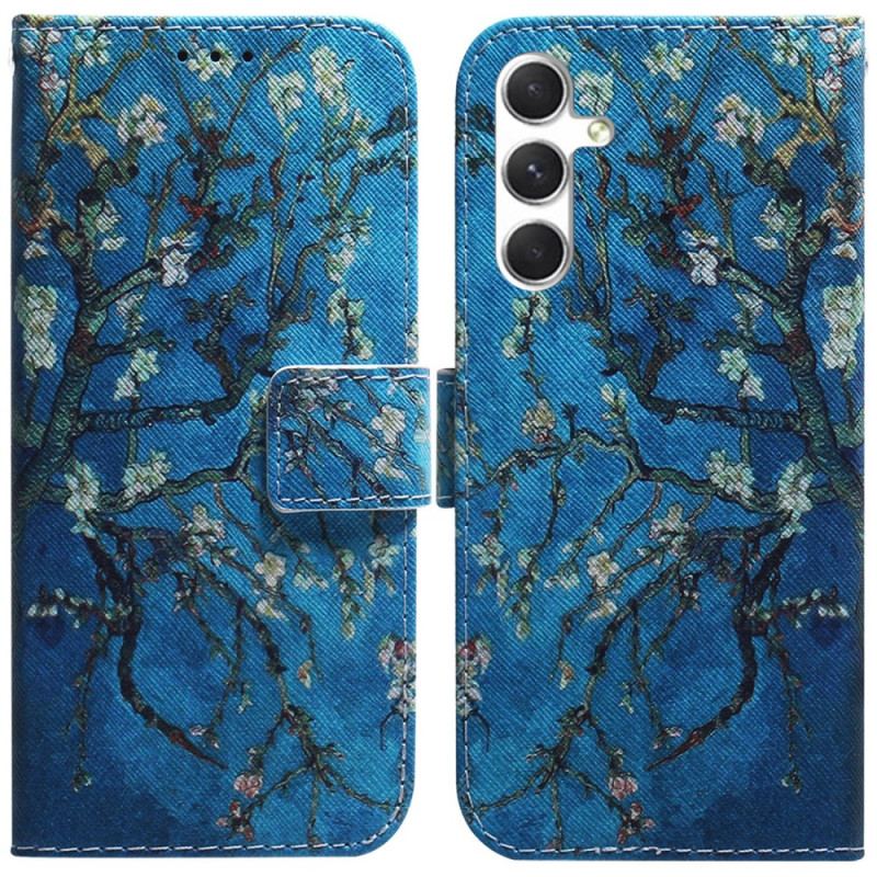 Etui Folio Samsung Galaxy S24 5g Kwiaty Moreli
