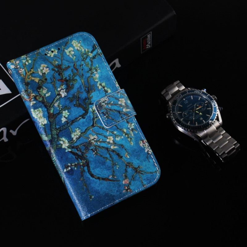 Etui Folio Samsung Galaxy S24 5g Kwiaty Moreli