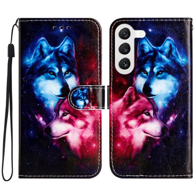 Etui Folio Samsung Galaxy S24 5g Para Wilków Z Paskami Etui Ochronne
