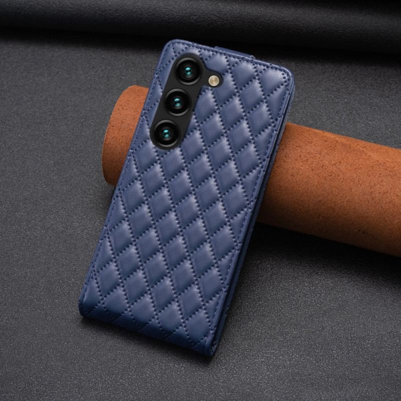 Etui Folio Samsung Galaxy S24 5g Pikowana Pionowa Klapa