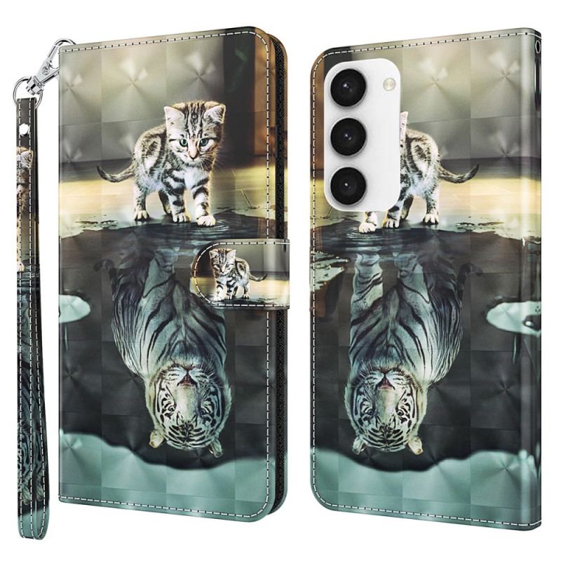 Etui Folio Samsung Galaxy S24 5g Sen O Kotku Z Paskiem
