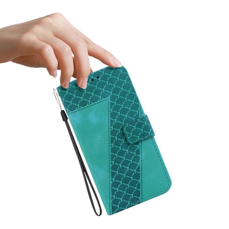Etui Folio Samsung Galaxy S24 5g Wzór 7 Z Paskiem