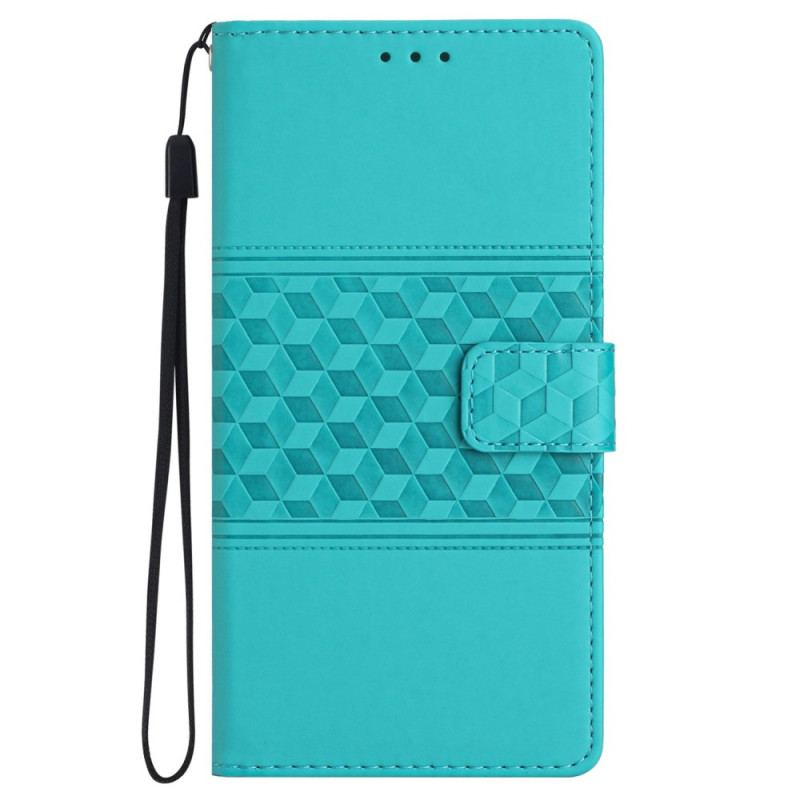 Etui Folio Samsung Galaxy S24 5g Wzór Diamentowego Paska