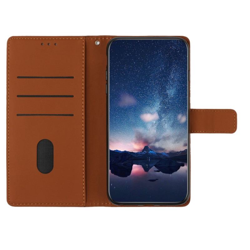 Etui Folio Samsung Galaxy S24 5g Wzór Diamentowego Paska