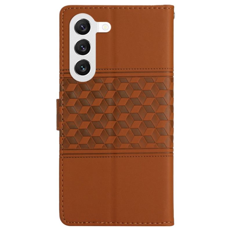 Etui Folio Samsung Galaxy S24 5g Wzór Diamentowego Paska