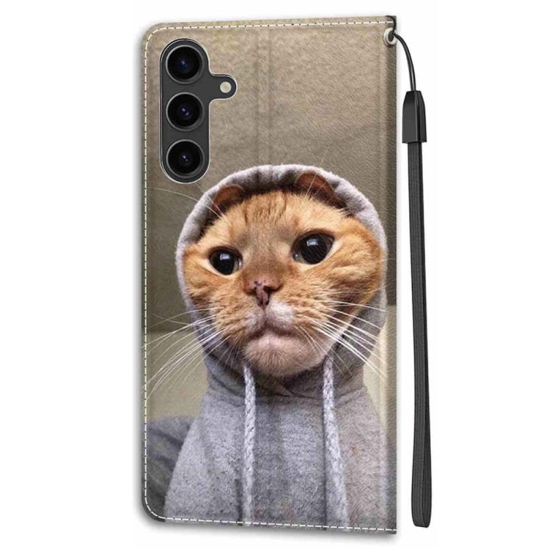 Etui Folio Samsung Galaxy S24 5g Yo Cat Ze Smyczą