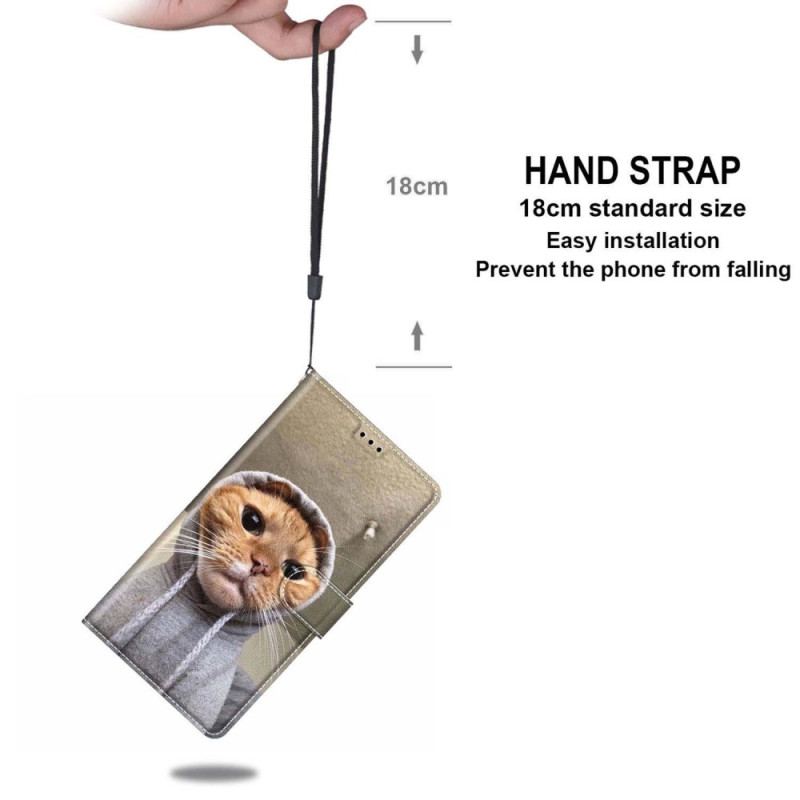 Etui Folio Samsung Galaxy S24 5g Yo Cat Ze Smyczą