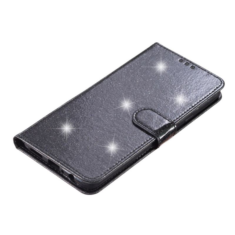 Etui Folio Samsung Galaxy S24 5g Z Brokatem Etui Ochronne