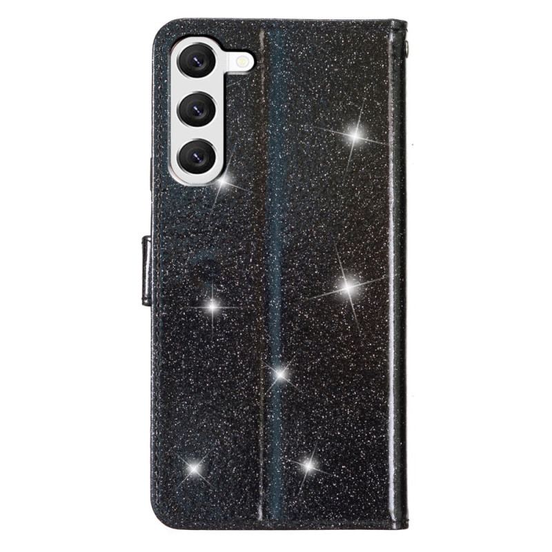 Etui Folio Samsung Galaxy S24 5g Z Brokatem Etui Ochronne