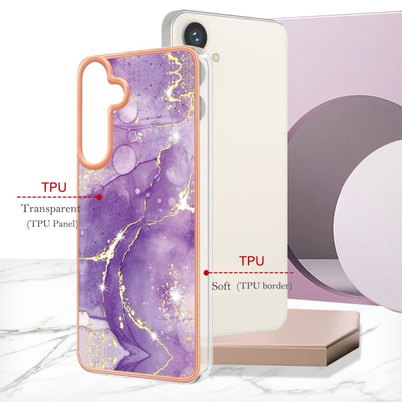 Etui Samsung Galaxy S24 5g Kolorowy Marmur Etui Ochronne