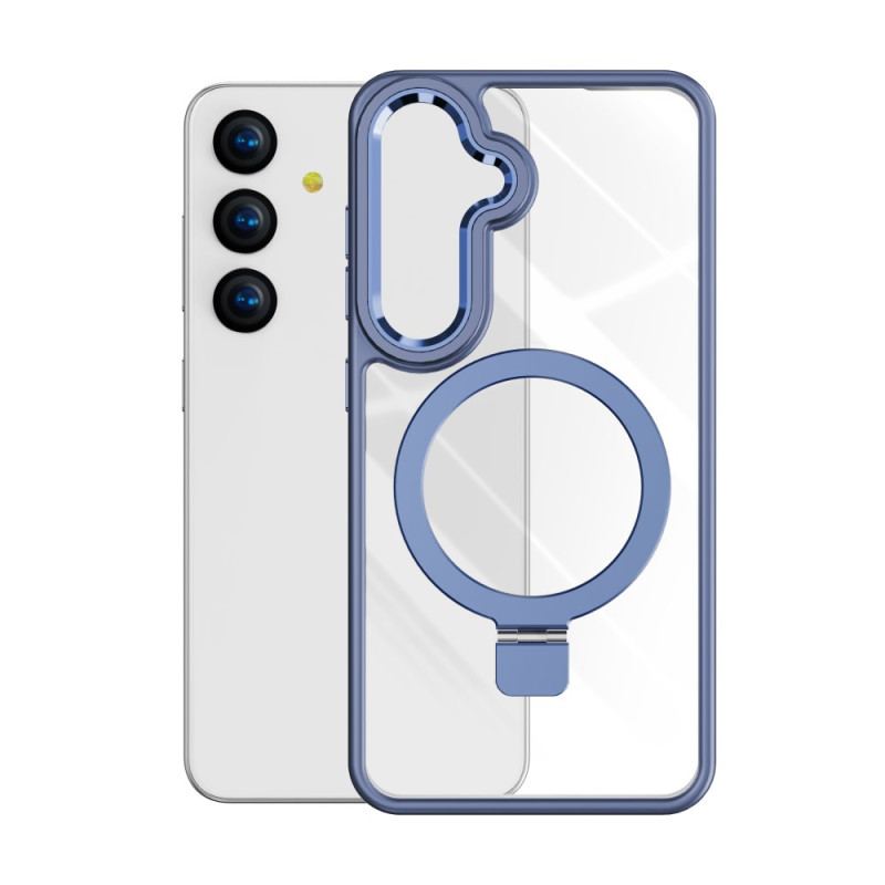 Etui Samsung Galaxy S24 5g Kompatybilny Z Przezroczystym Magsafe Etui Ochronne