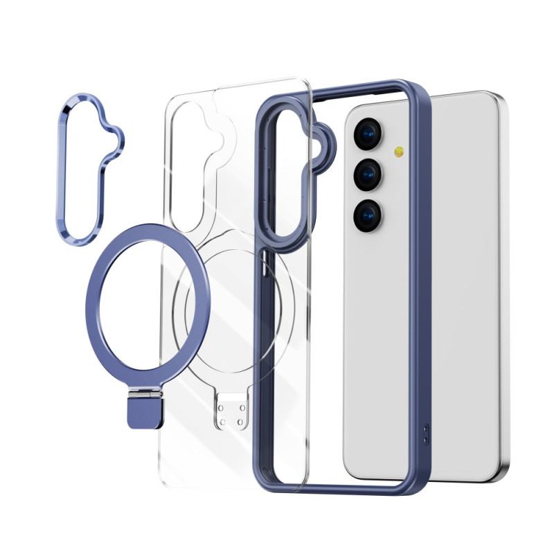 Etui Samsung Galaxy S24 5g Kompatybilny Z Przezroczystym Magsafe Etui Ochronne
