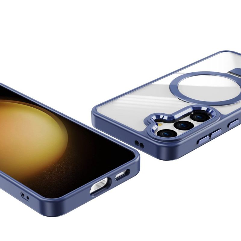 Etui Samsung Galaxy S24 5g Kompatybilny Z Przezroczystym Magsafe Etui Ochronne