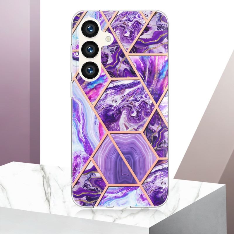 Etui Samsung Galaxy S24 5g Marmur Geometryczny