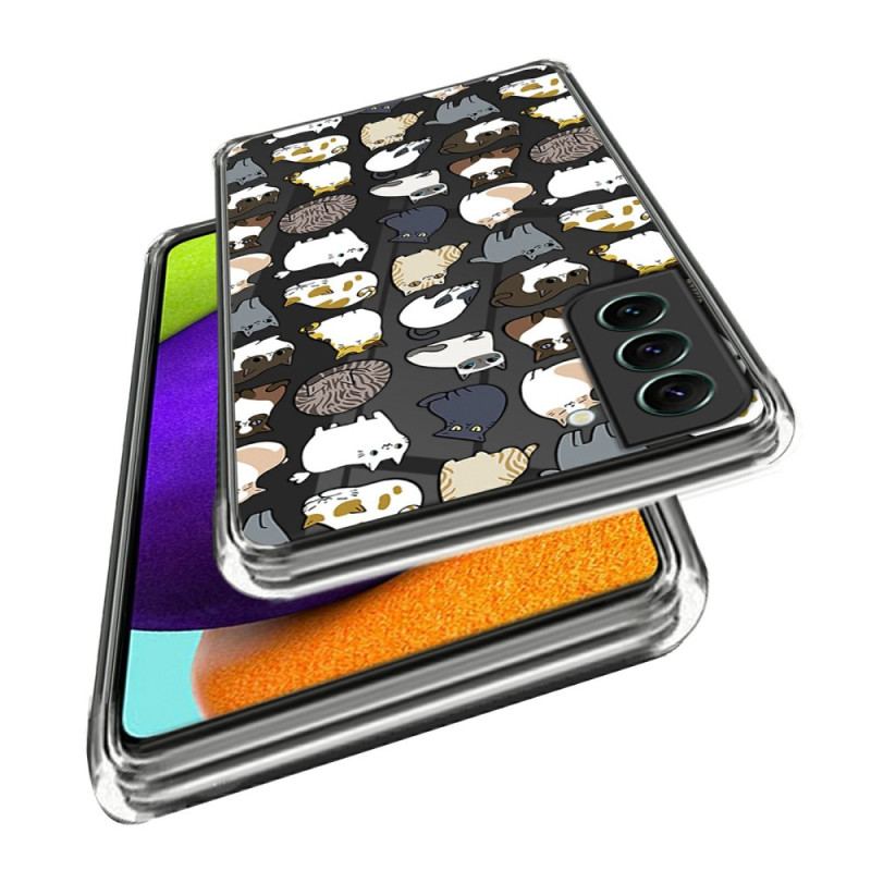 Etui Samsung Galaxy S24 5g Przezroczyste Koty