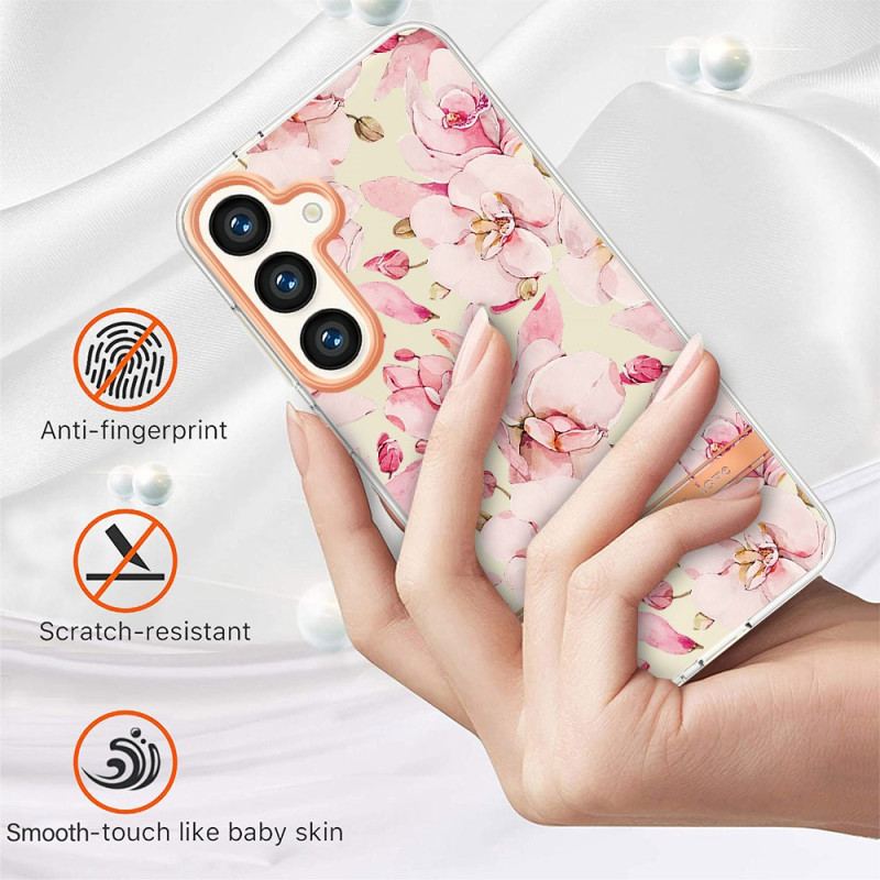 Etui Samsung Galaxy S24 5g Seria Kwiatowa