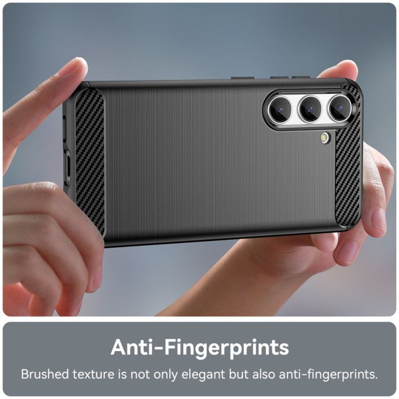 Etui Samsung Galaxy S24 5g Szczotkowane Włókno Węglowe Etui Ochronne