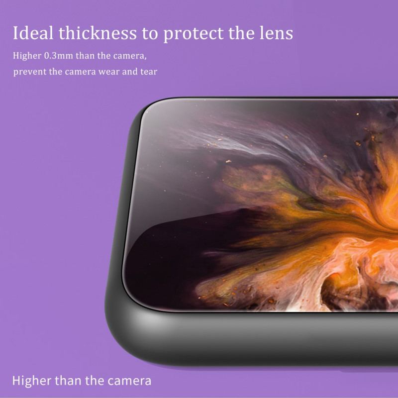 Etui Samsung Galaxy S24 5g Wzór Marmuru Ze Szkła Hartowanego