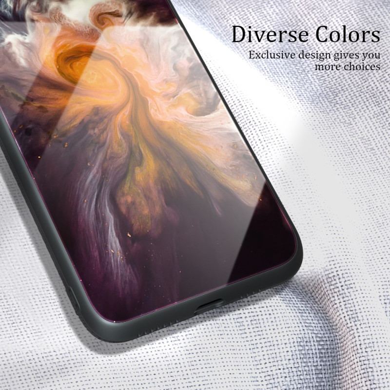 Etui Samsung Galaxy S24 5g Wzór Marmuru Ze Szkła Hartowanego