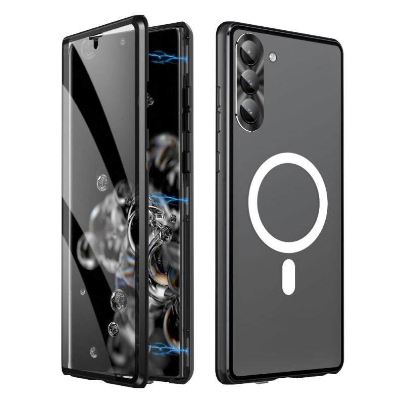 Etui Samsung Galaxy S24 5g Z Metalową Ramą Etui Ochronne