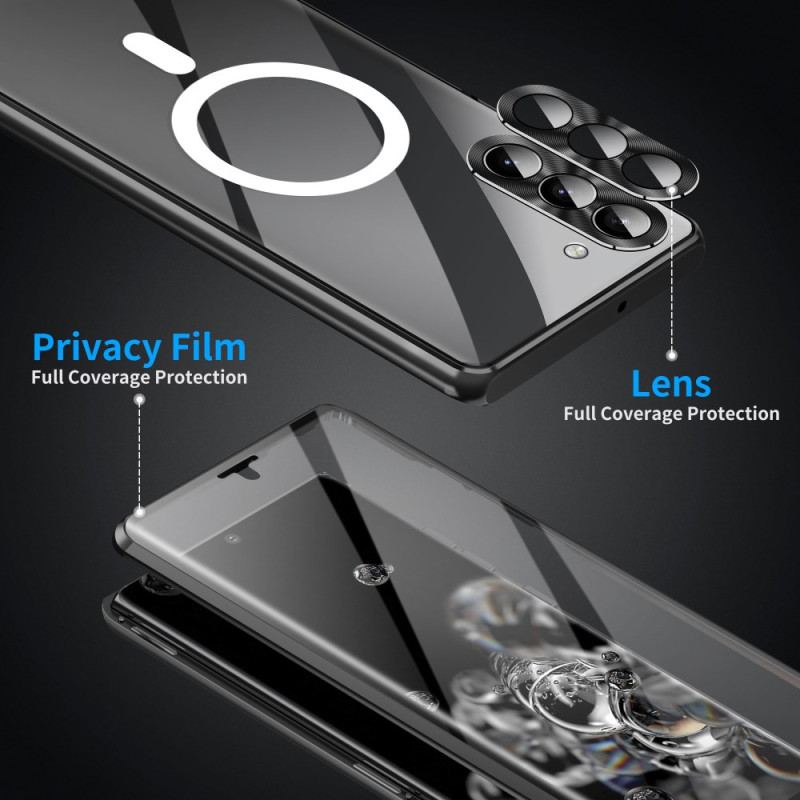 Etui Samsung Galaxy S24 5g Z Metalową Ramą Etui Ochronne