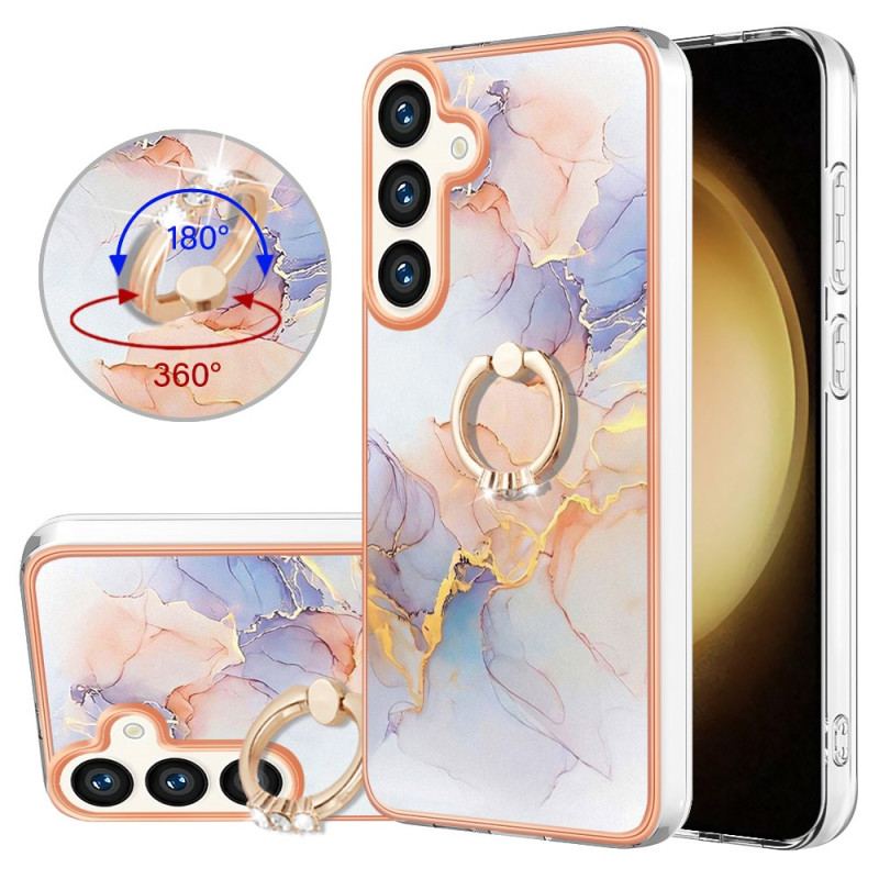 Etui Samsung Galaxy S24 5g Z Obsługą Stylu Marmurowego Etui Ochronne
