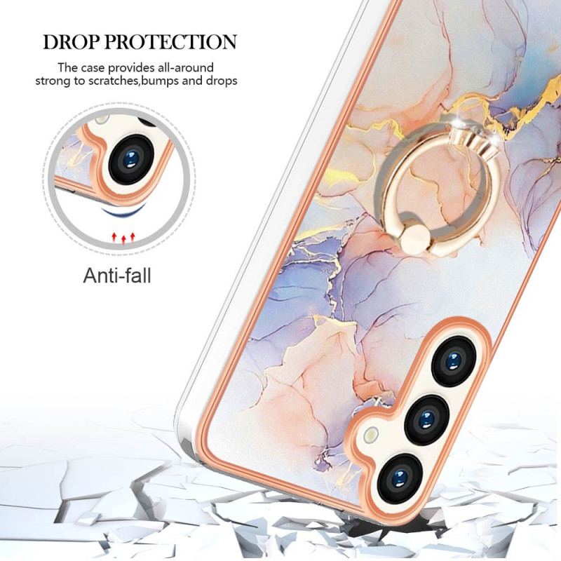 Etui Samsung Galaxy S24 5g Z Obsługą Stylu Marmurowego Etui Ochronne
