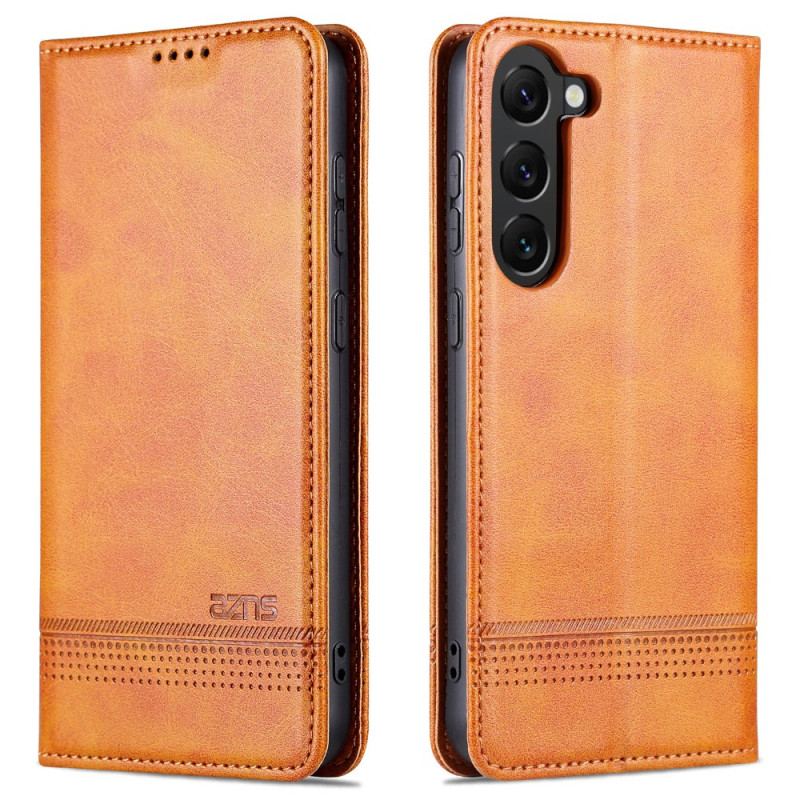 Flip Kotelot Samsung Galaxy S24 5g Efekt Skóry Azns Etui Ochronne