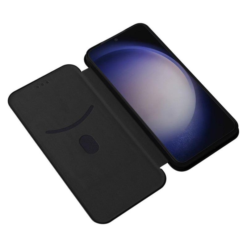 Flip Kotelot Samsung Galaxy S24 5g Etui Na Telefon Włókno Węglowe