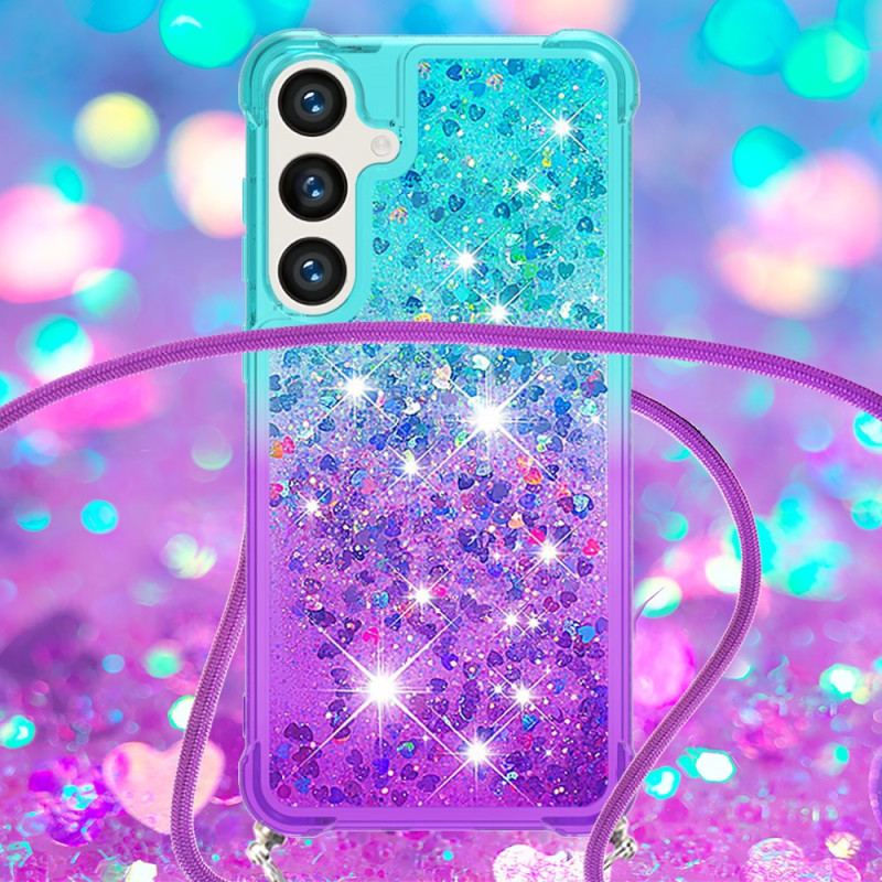 Futerały Samsung Galaxy S24 5g Etui Na Telefon Cekinowy Sznurek Gradientowy