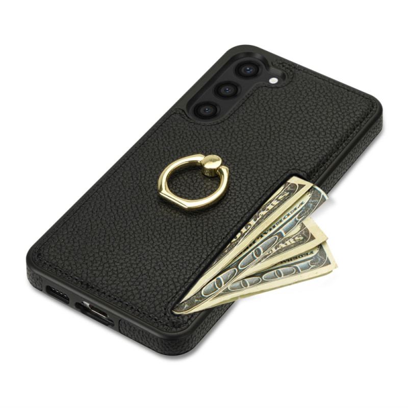 Futerały Samsung Galaxy S24 5g Etui Na Telefon Skórzany Model Z Miejscem Na Karty I Stojakiem
