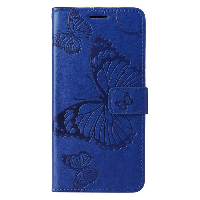 Obudowa Samsung Galaxy S24 5g Etui Na Telefon Gigantyczne Motyle Z Paskiem