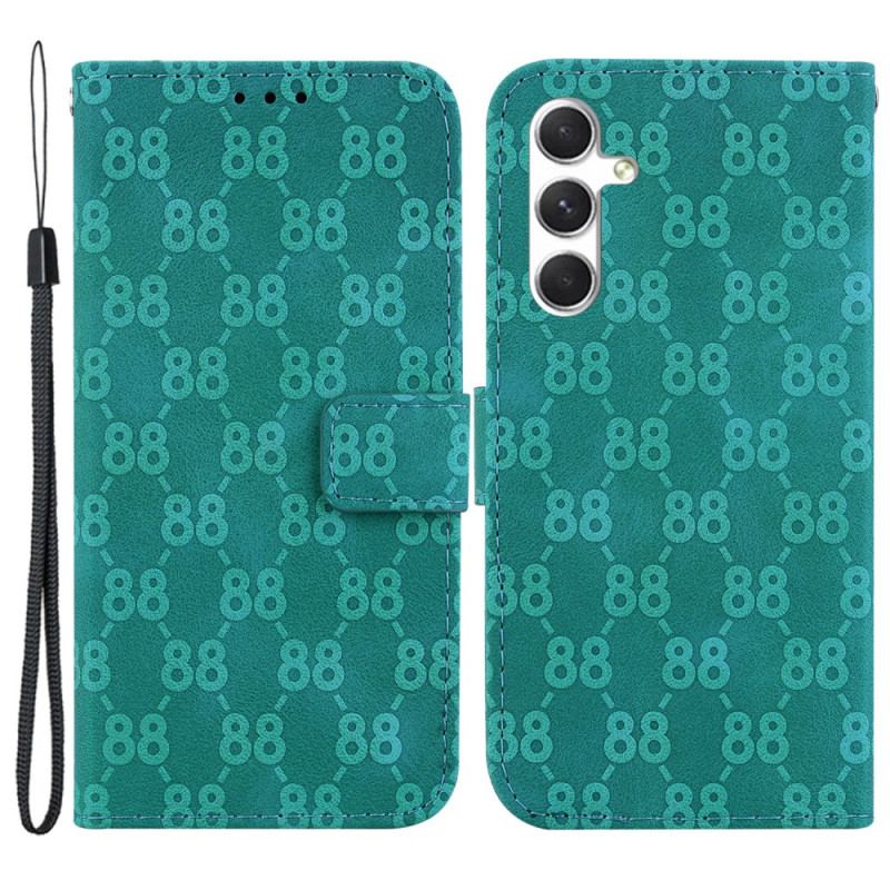 Obudowa Samsung Galaxy S24 5g Etui Na Telefon Wzór 88 Z Paskiem