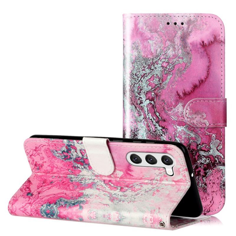 Obudowa Samsung Galaxy S24 5g Etui Na Telefon Wzór Różowego Marmuru