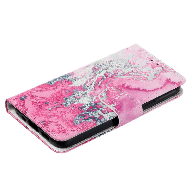 Obudowa Samsung Galaxy S24 5g Etui Na Telefon Wzór Różowego Marmuru