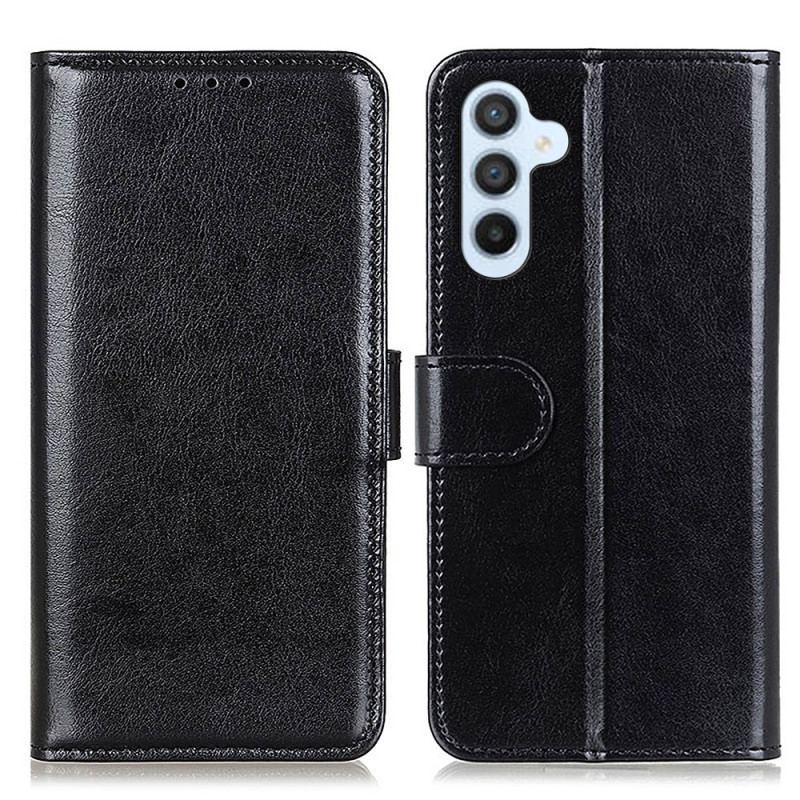 Skórzany Futerał Samsung Galaxy S24 5g Etui Na Telefon Imitacja Skóry Lakierowanej