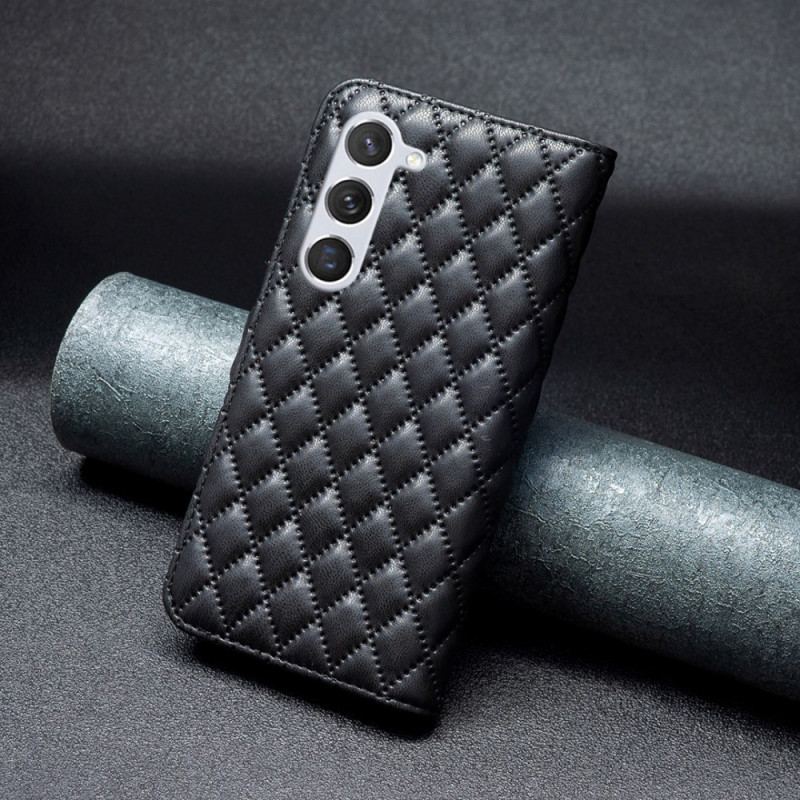 Skórzany Futerał Samsung Galaxy S24 5g Etui Na Telefon Pikowana Binfen Kolor