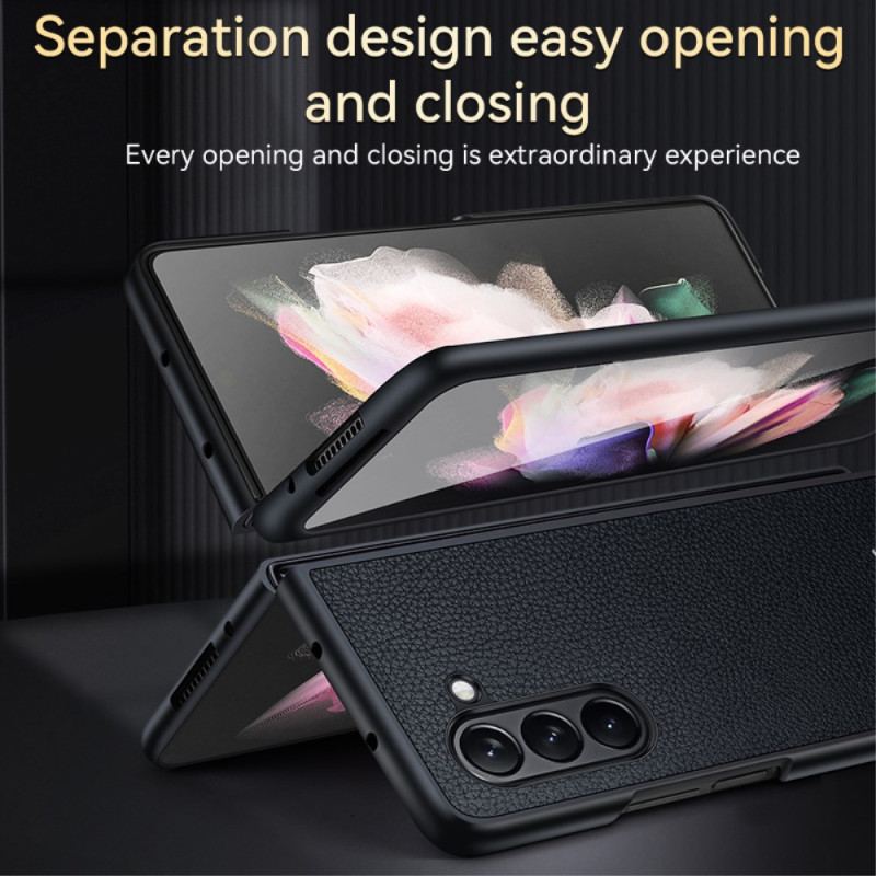 Etui Do Samsung Galaxy Z Fold 6 Liczi Ze Sztucznej Skóry Sulada