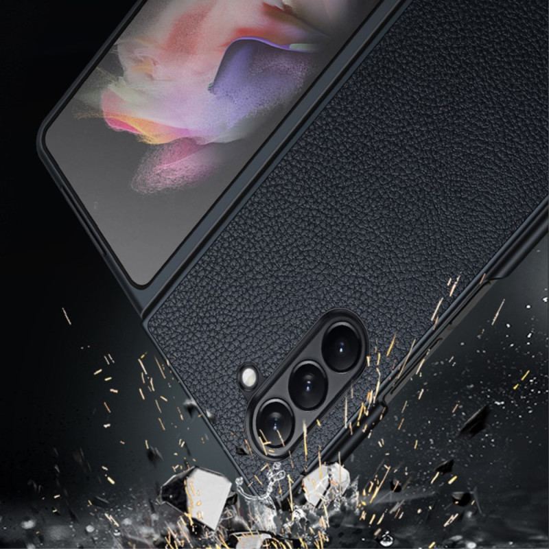 Etui Do Samsung Galaxy Z Fold 6 Liczi Ze Sztucznej Skóry Sulada