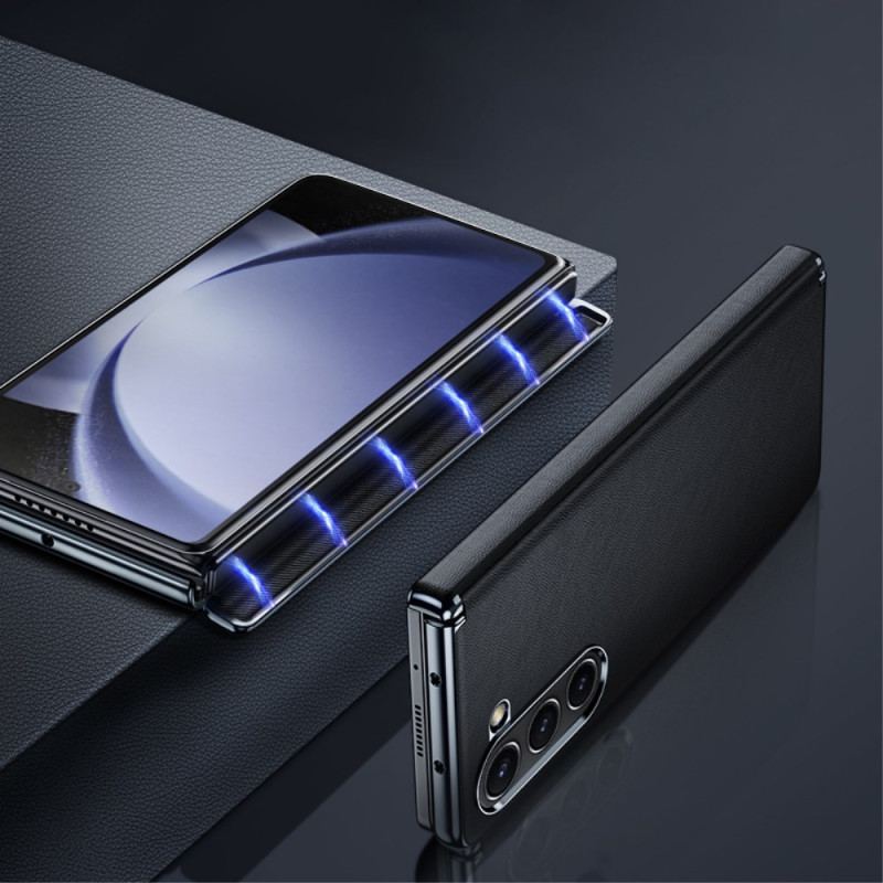 Etui Do Samsung Galaxy Z Fold 6 Ochrona Zawiasu Z Efektem Metalu