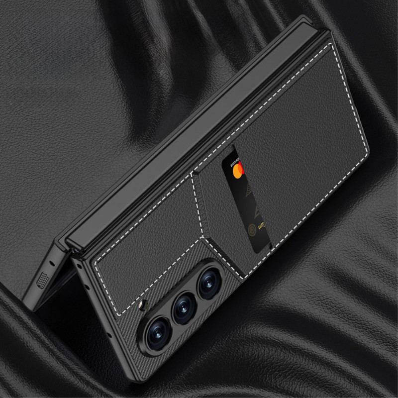 Etui Do Samsung Galaxy Z Fold 6 Posiadacz Karty Wsparcia Gkk
