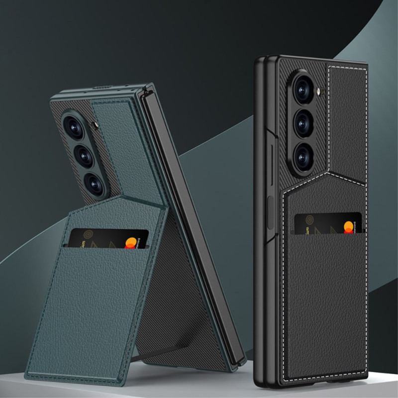 Etui Do Samsung Galaxy Z Fold 6 Posiadacz Karty Wsparcia Gkk