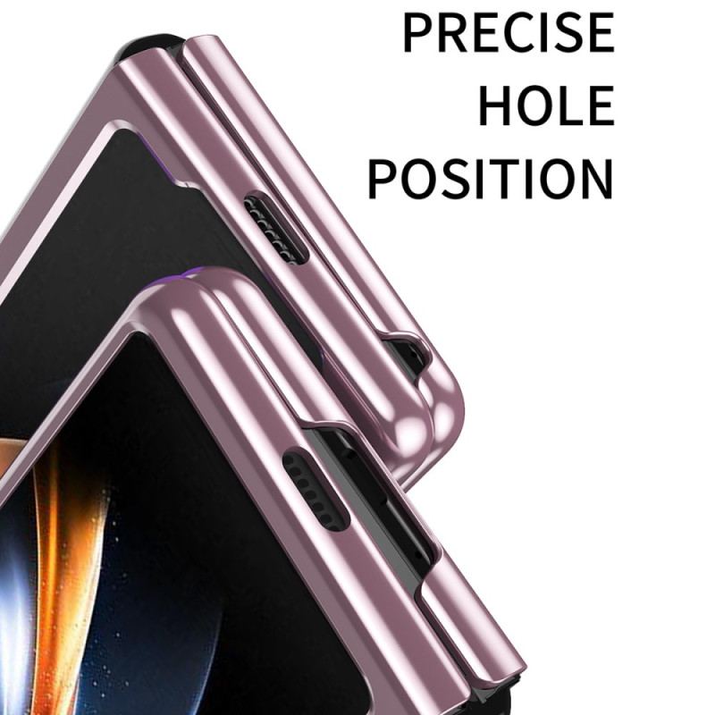 Etui Do Samsung Galaxy Z Fold 6 Przezroczyste Metalowe Krawędzie