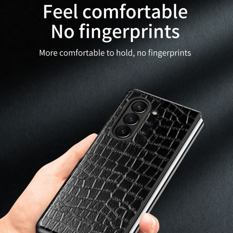 Etui Do Samsung Galaxy Z Fold 6 Styl Krokodyla