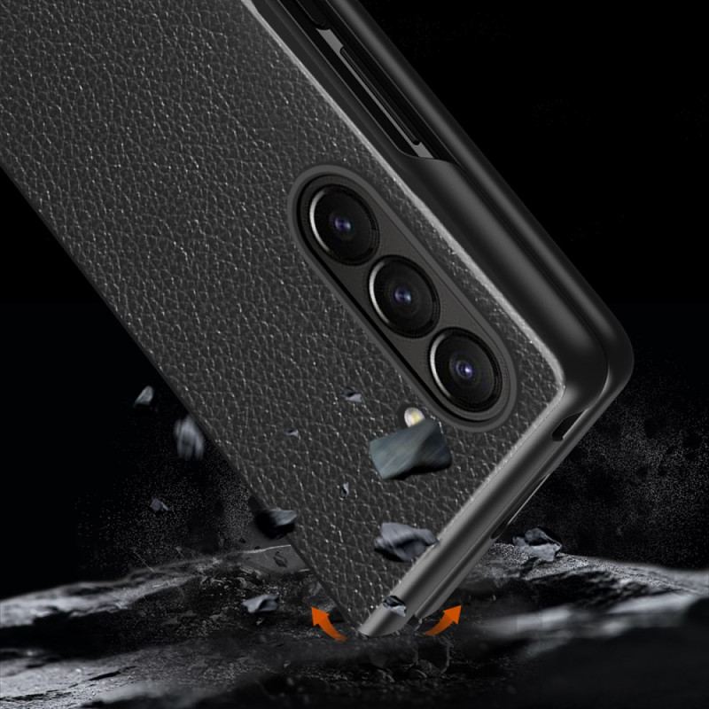 Etui Do Samsung Galaxy Z Fold 6 Sztuczna Skóra Liczi