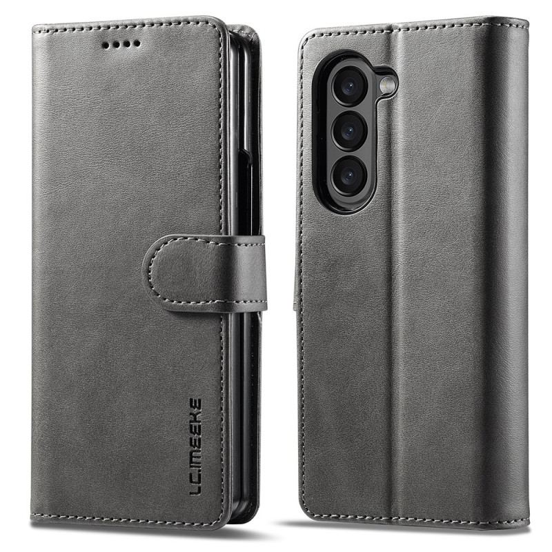 Etui Folio Do Samsung Galaxy Z Fold 6 Imitacja Skóry Lc.imeeke