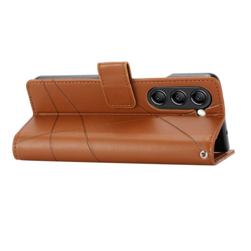 Etui Folio Do Samsung Galaxy Z Fold 6 Linie Paska