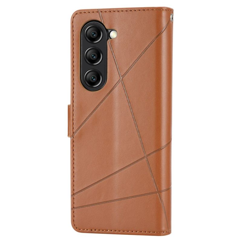 Etui Folio Do Samsung Galaxy Z Fold 6 Linie Paska